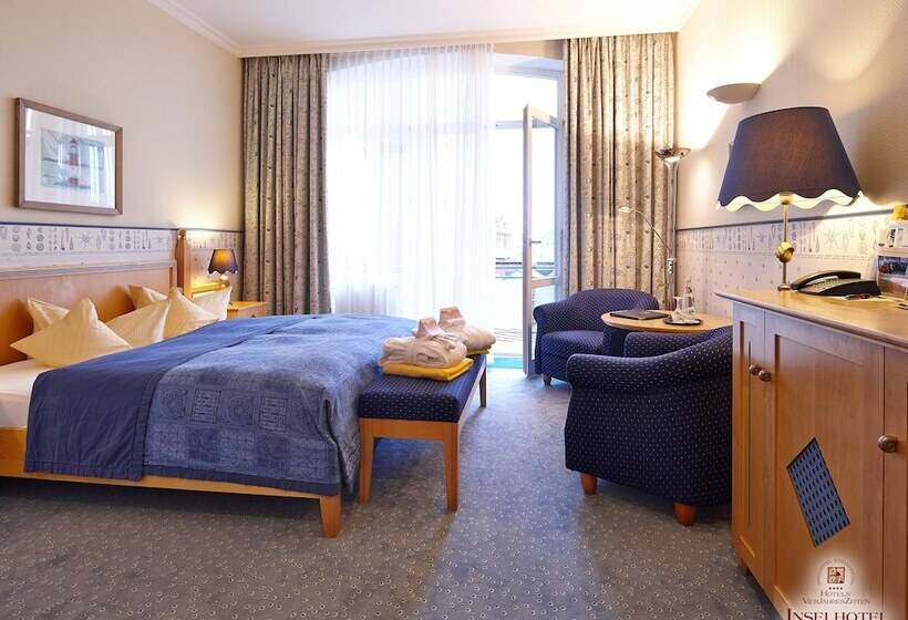 اتاق استاندارد با بالکن, Inselhotel Vierjahreszeiten