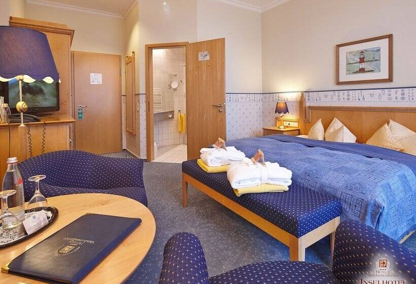 اتاق استاندارد با بالکن, Inselhotel Vierjahreszeiten