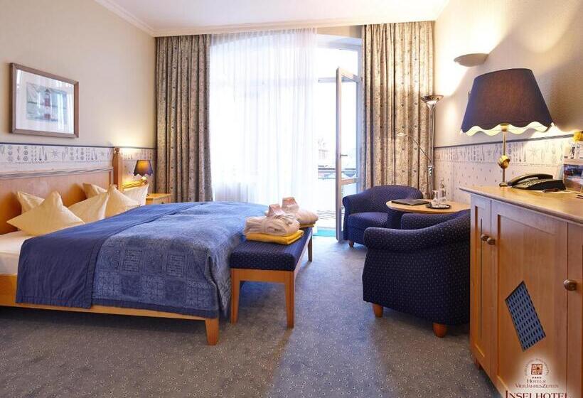 اتاق استاندارد با بالکن, Inselhotel Vierjahreszeiten