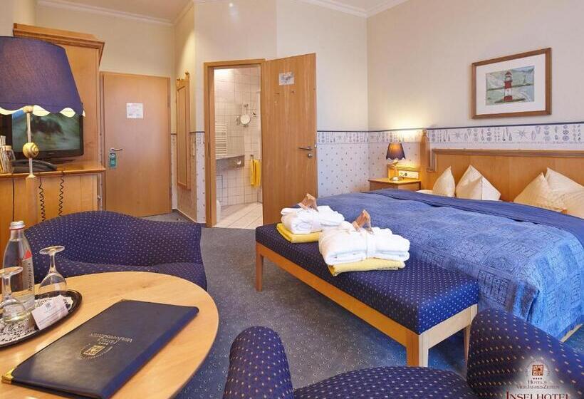 اتاق استاندارد با بالکن, Inselhotel Vierjahreszeiten