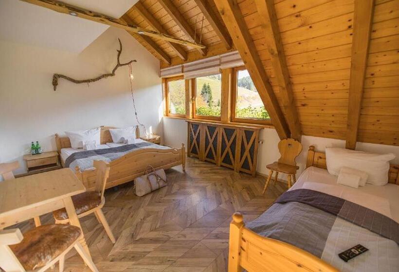 غرفة قياسية ثلاثية, Berghotel Und Restaurant Kräuter Chalet