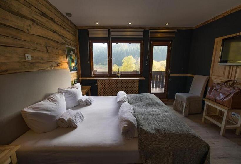 غرفة قياسية مزوَّدة بشُرفة, Berghotel Und Restaurant Kräuter Chalet