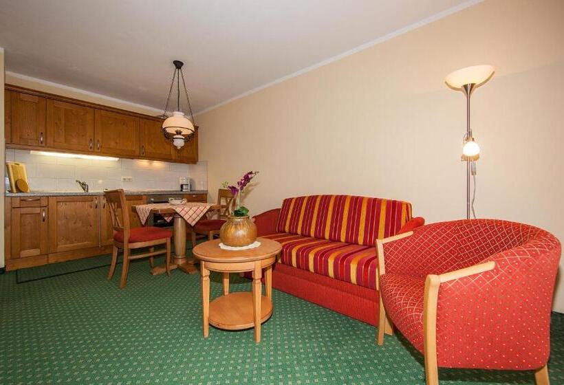 דירה בת חדר שינה 1 עם מרפסת, Gästehaus Lärchenhang