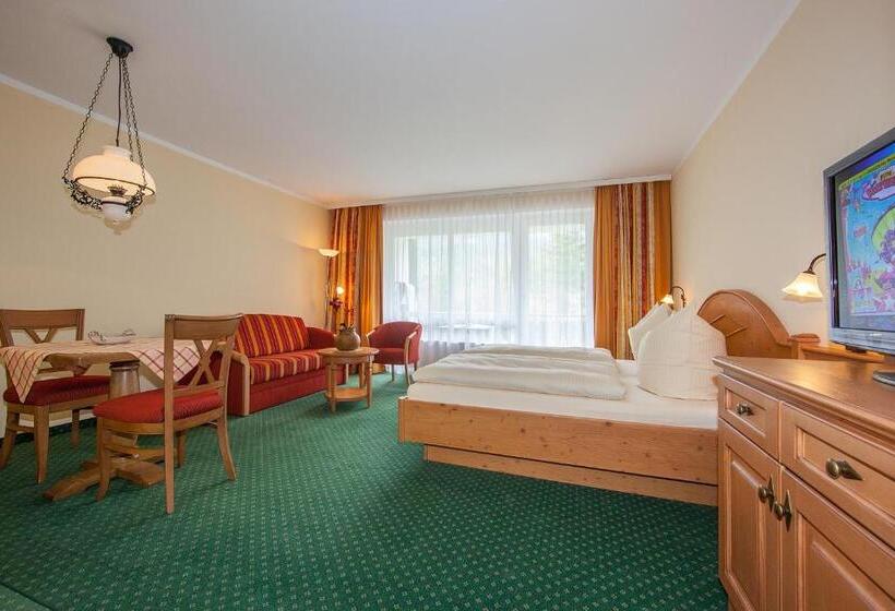 דירה בת חדר שינה 1 עם מרפסת, Gästehaus Lärchenhang