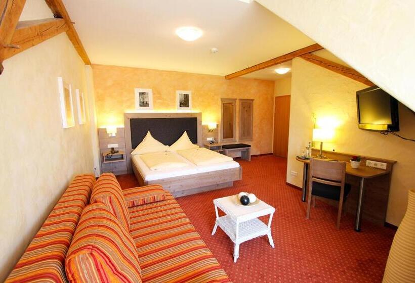 غرفة عائلية, Weinhotel / Gasthaus Zur Sonne