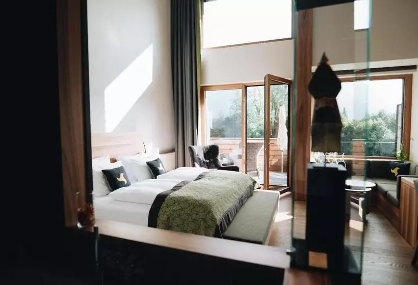 バルコニー付きデラックスルーム, Klosterhof – Alpine Hideaway & Spa