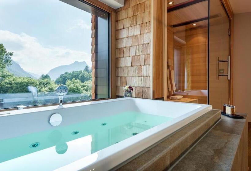 סוויטה עם ג'קוזי, Klosterhof – Alpine Hideaway & Spa