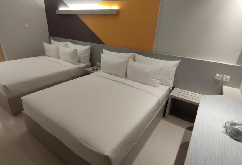Habitació Quàdruple Estàndard, Agogo Downtown Hotel Surabaya