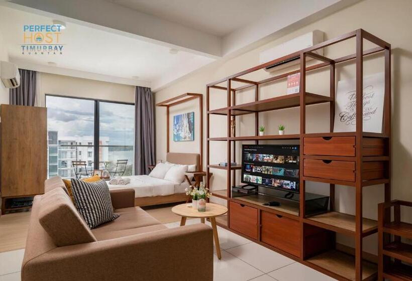 带1个卧室的带海景的公寓, Timurbay Beachfront By Perfect Host