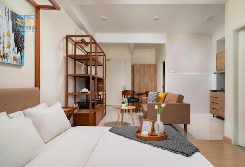 带1个卧室带花园景观的公寓, Timurbay Beachfront By Perfect Host