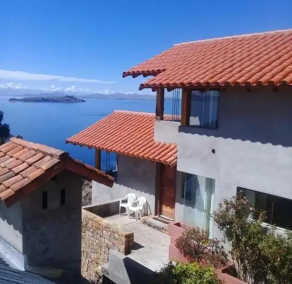 اتاق استاندارد با تخت بزرگ, Casa De La Luna Isla Del Sol Bolivia