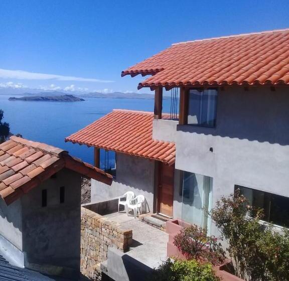 اتاق استاندارد با چشم‌انداز دریاچه, Casa De La Luna Isla Del Sol Bolivia