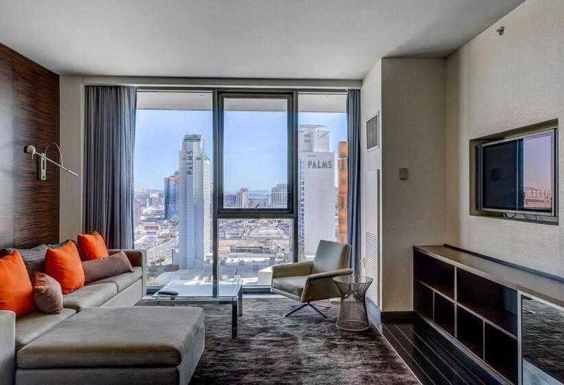 Apartamento 1 Dormitório, Luxury Studio Strip View No Resort Fee Palms Place