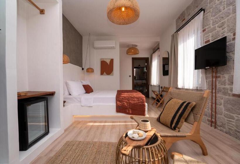 غرفة ديلوكس مطلّة علي البحر, Ajlan Oia