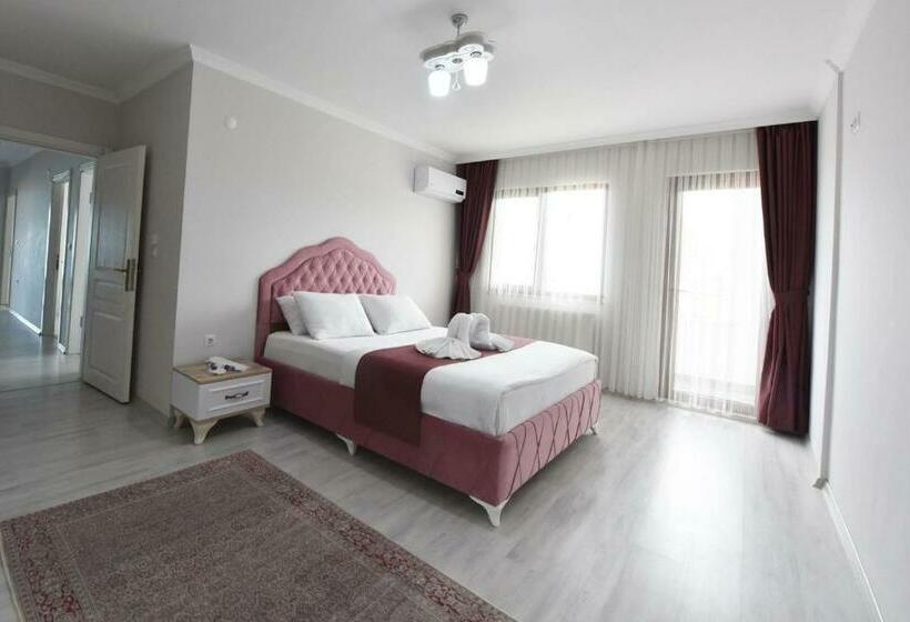 침실 1개 바다 전망 아파트, Asya Resi̇dence Otel