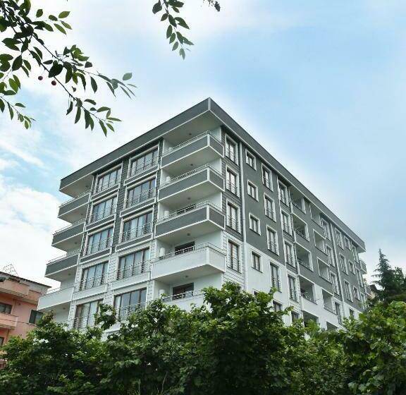 침실 1개 바다 전망 아파트, Asya Resi̇dence Otel