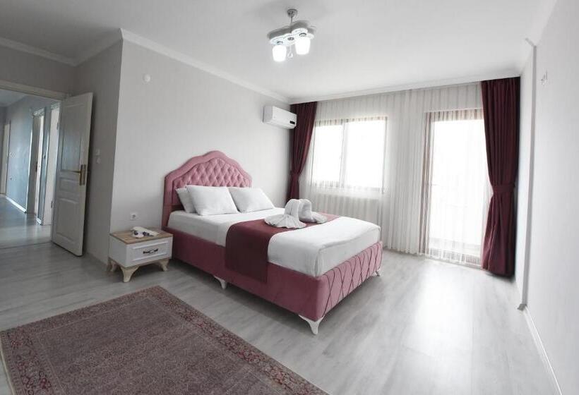 침실 1개 바다 전망 아파트, Asya Resi̇dence Otel