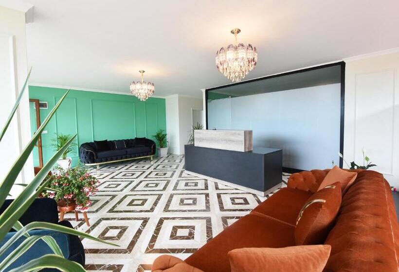 침실 1개 바다 전망 아파트, Asya Resi̇dence Otel