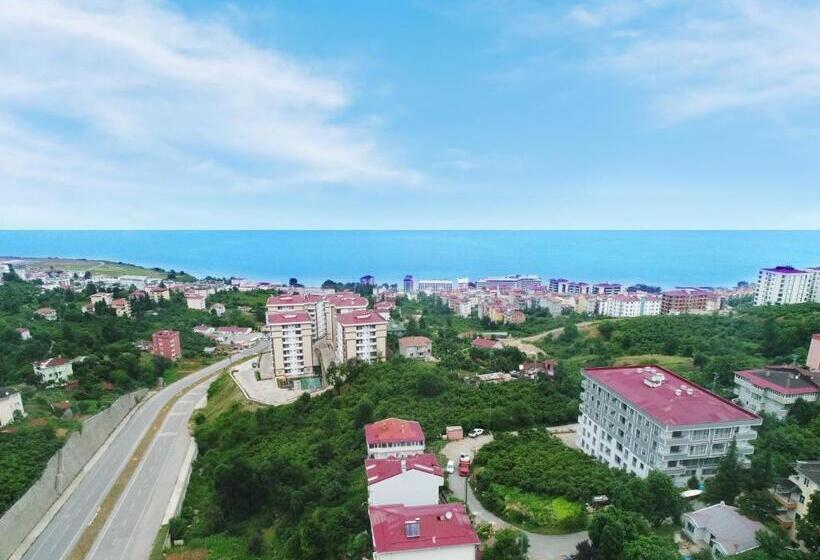 침실 1개 바다 전망 아파트, Asya Resi̇dence Otel