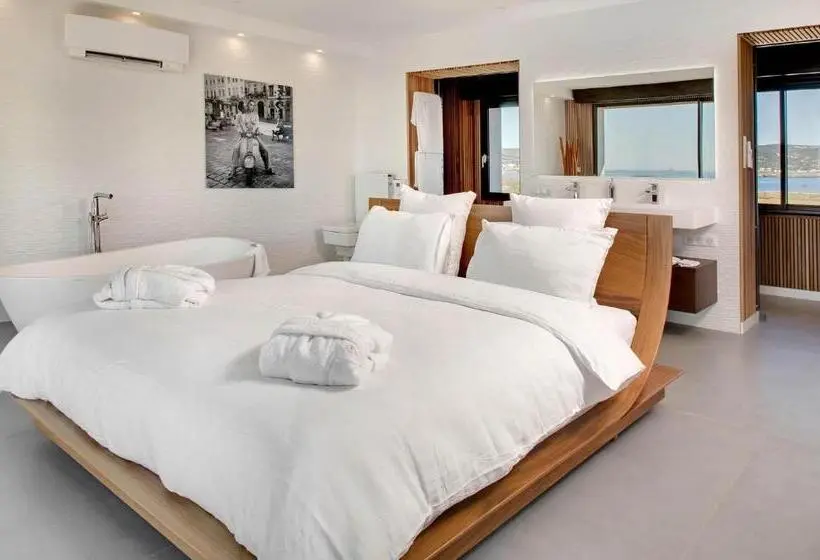 Chambre Deluxe Vue Mer, Villa Miramar Frontignan