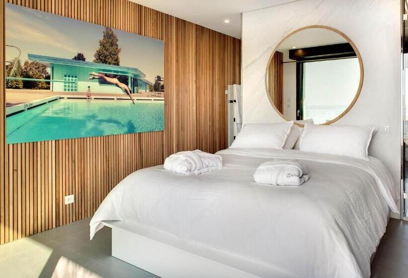 חדר סטנדרט עם מיטת קינג, Villa Miramar Frontignan