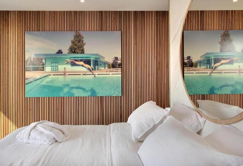 חדר סטנדרט עם מיטת קינג, Villa Miramar Frontignan