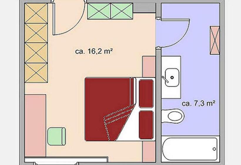 Номер Стандарт, Appartement Roggal