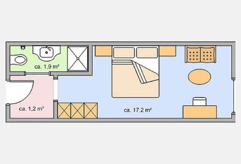 스탠다드 룸, Appartement Roggal
