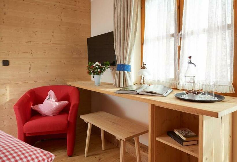 غرفة قياسية فردية, Biohotel Walser Stuba