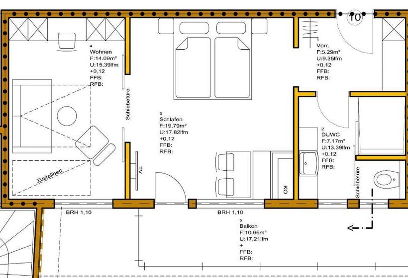 جناح مطلّ علي الجبل, Biohotel Walser Stuba