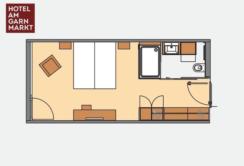 주니어 스위트 발코니, Am Garnmarkt