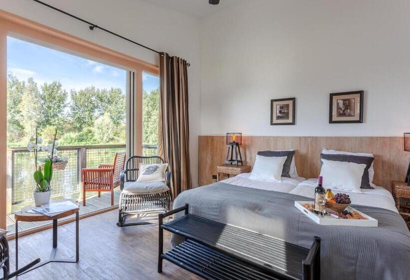 Номер Стандарт с Балконом, Hajé Waterlodge En Hotel Ark De Aalscholver