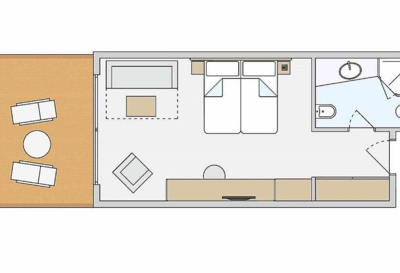 스탠다드 싱글 룸, Robinson Apulia All Inclusive