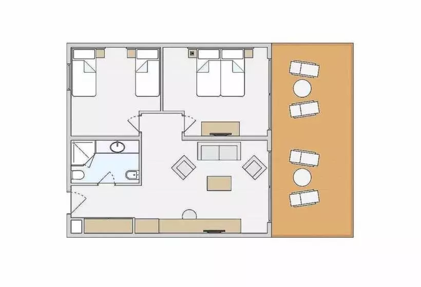 اتاق استاندارد سه نفره, Robinson Apulia All Inclusive