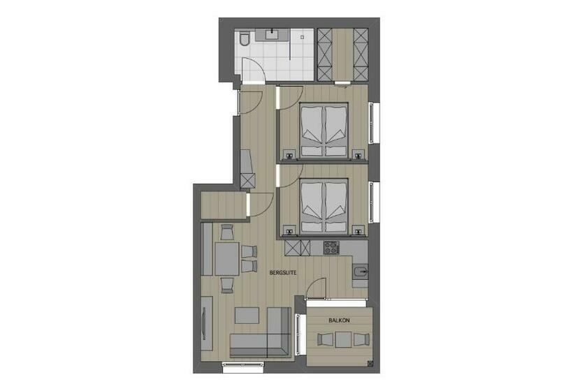 جناح غرفتين نوم, Kräuter & Spa Hotel Das Schäfer   Adults Only