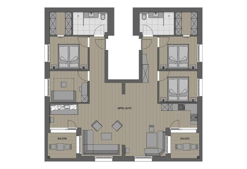 جناح ديلوكس, Kräuter & Spa Hotel Das Schäfer   Adults Only