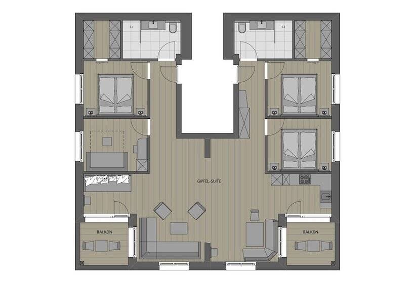Люкс Повышенной Комфортности, Kräuter & Spa Hotel Das Schäfer   Adults Only