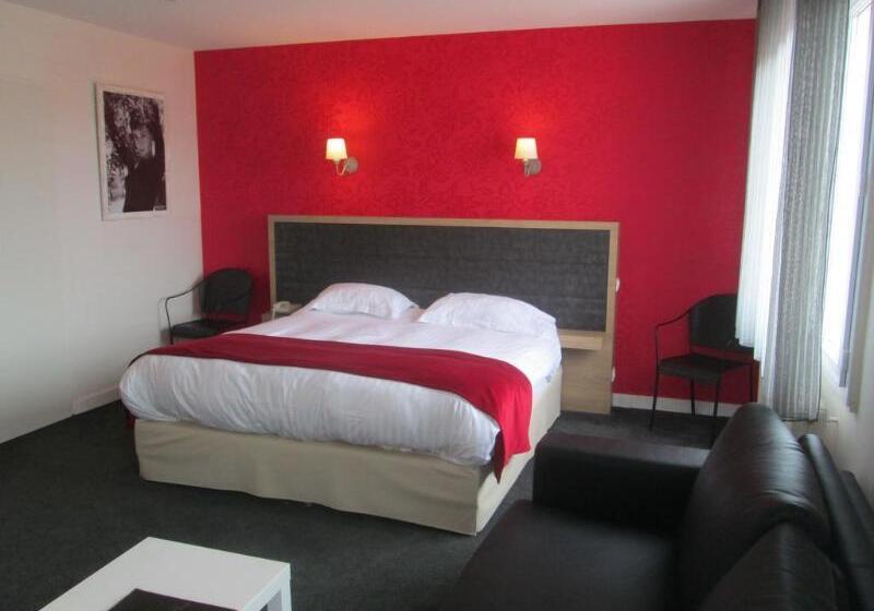 חדר סטנדרט לארבעה, Calme Des Pins Hôtel Piscine & Spa