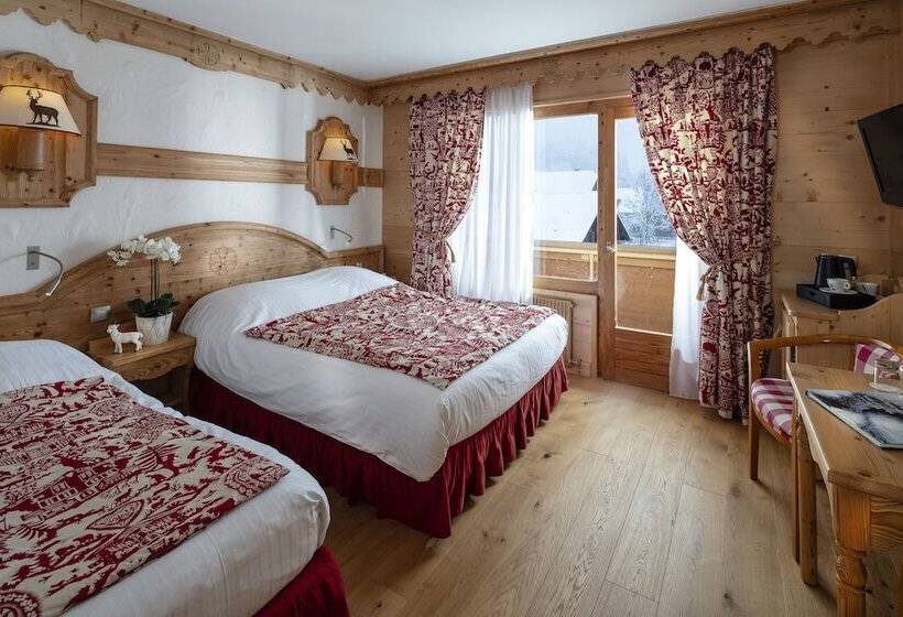 اتاق استاندارد سه نفره, Chalethôtel Neige Et Roc, The Originals Relais