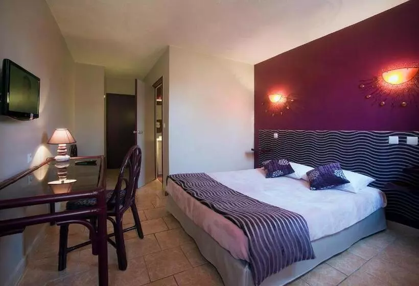 اتاق استاندارد با چشمانداز باغ, Tropic Hôtel