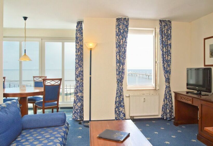 Апартаменты 1 Спальня Вид на Море, Seetelhotel Ostseeresidenz Bansin