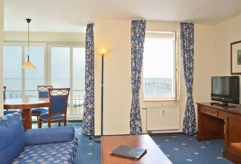 海の見える1ベッドルームアパートメント, Seetelhotel Ostseeresidenz Bansin