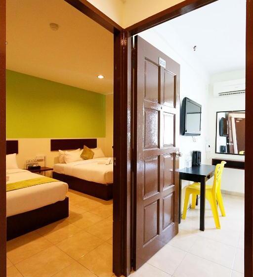 침실 2개 스위트, Golden Roof Hotel Falim Ipoh