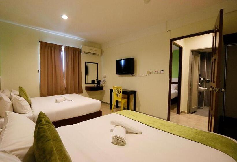 침실 2개 스위트, Golden Roof Hotel Falim Ipoh