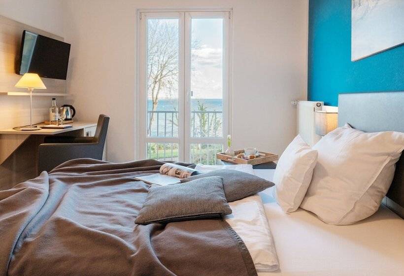 غرفة قياسية فردية مطلة علي البحر, Alte Fischereischule