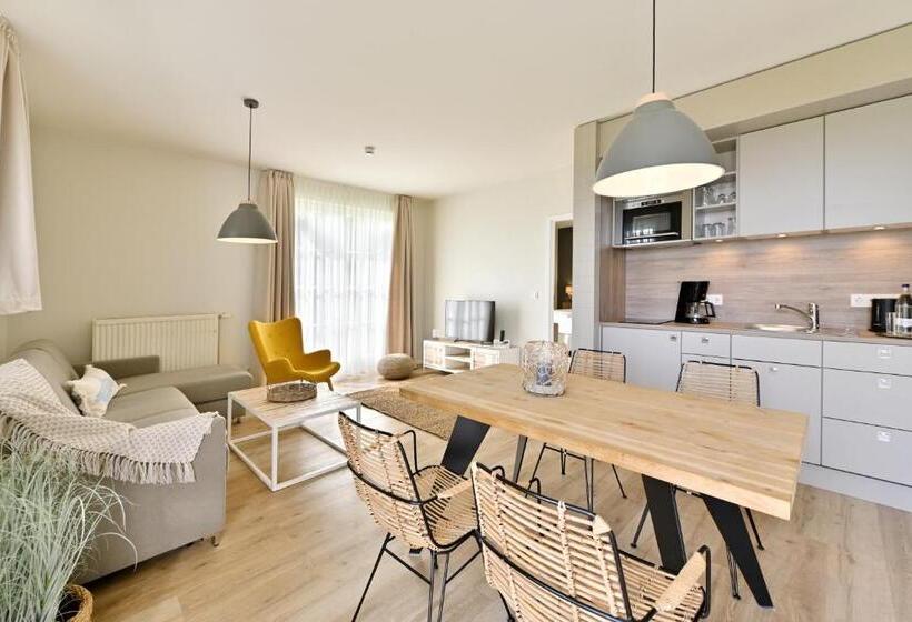 带2个卧室的公寓, & Ferienanlage Kapitäns Häuser Breege