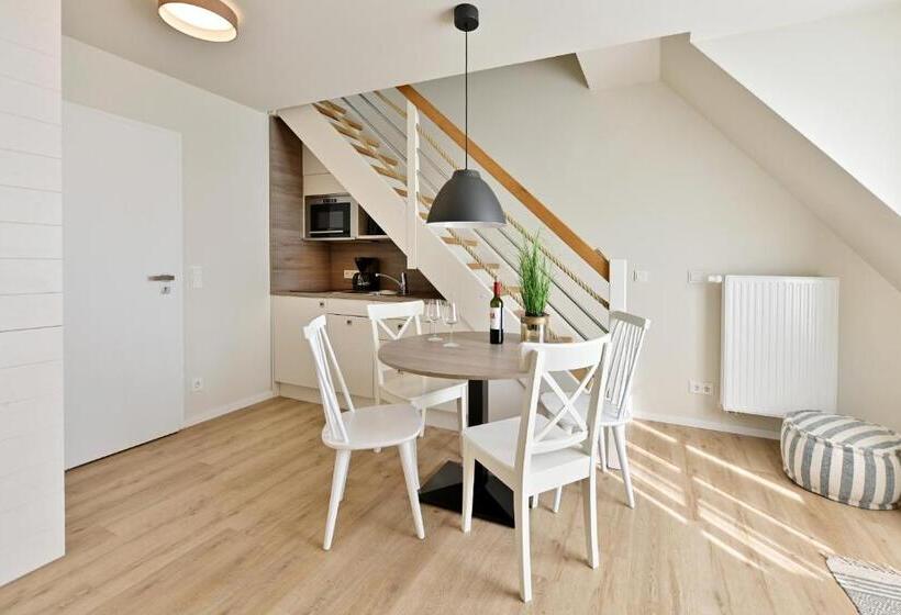 带2个卧室的公寓, & Ferienanlage Kapitäns Häuser Breege