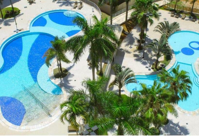 プールビュースタンダードステューディオ, Condomínio Barretos Thermas Park   Flat Parque Do Peão