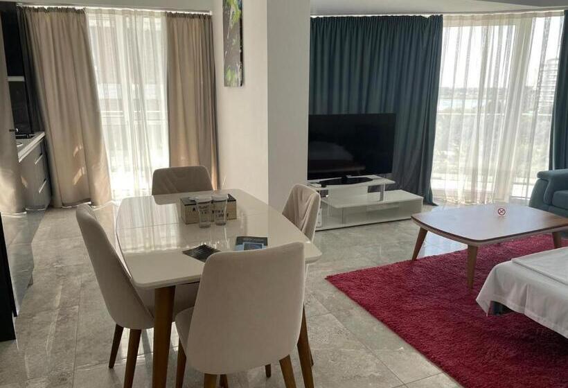 带1个卧室的带海景的公寓, White Tower Apartament Privat Mamaia 504