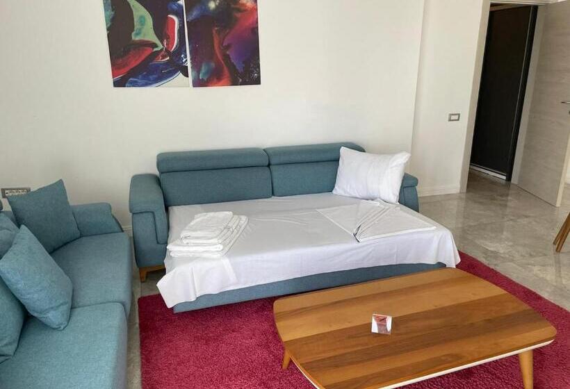 带1个卧室的带海景的公寓, White Tower Apartament Privat Mamaia 504